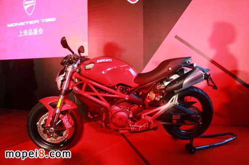 杜卡迪怪獸坐高僅為770mm專為亞洲人身材打造