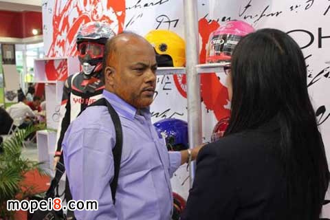 永恒頭盔2012年秋季全國摩配展會盛況