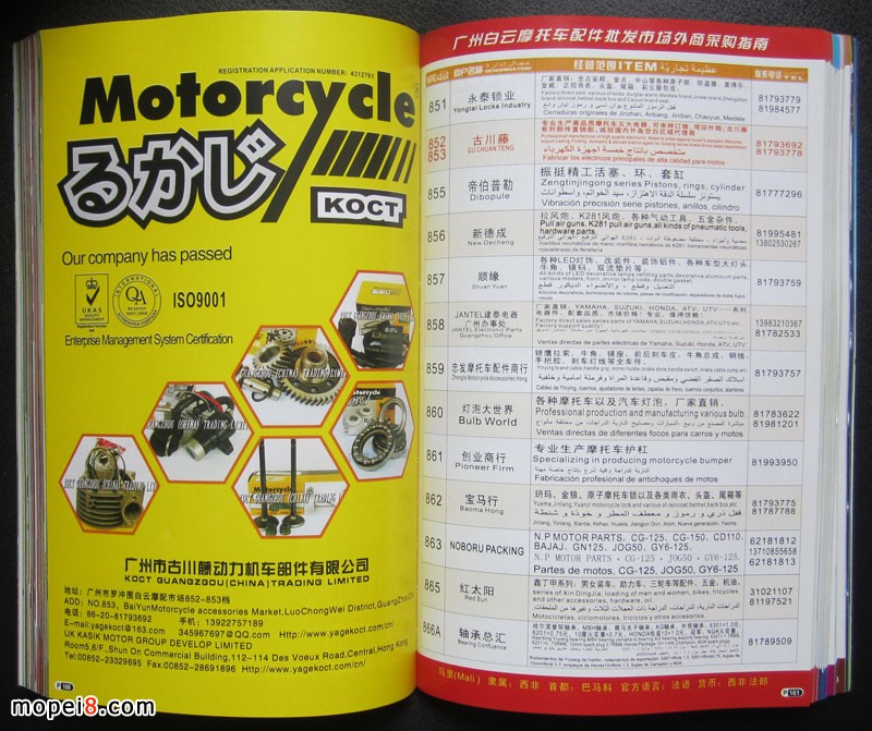 廣州摩托車配件批發市場采購指南