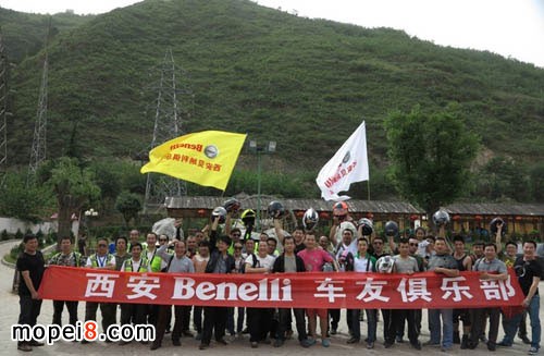 Benelli貝納利西安車友俱樂部啟航黃龍600馳騁古城