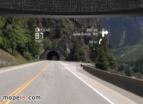 專為摩托車手打造的Glass 俄公司推增強(qiáng)現(xiàn)實(shí)頭盔