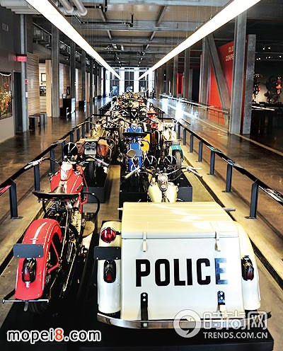 哈雷博物館感受不同時代的哈雷摩托車