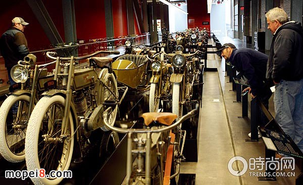 哈雷博物館感受不同時代的哈雷摩托車