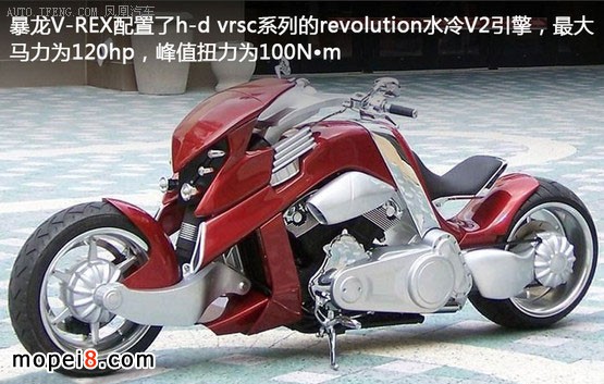 2009款的美國暴龍V-REX摩托車