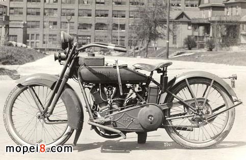 1921年J型摩托車搭載了F頭發動機