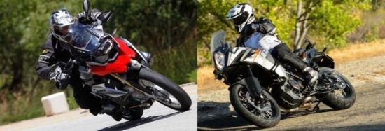 年度最佳冒險車型(并列):寶馬R1200GS ADV 和 KTM 1190 ADV