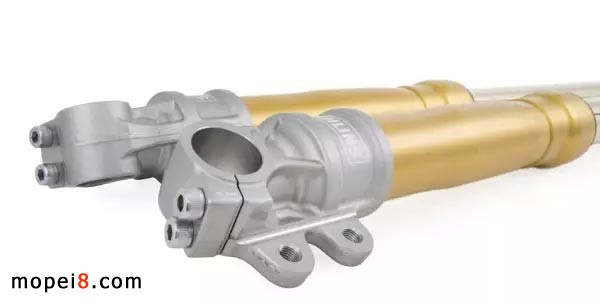 正置式減震外管上的卡鉗鎖點